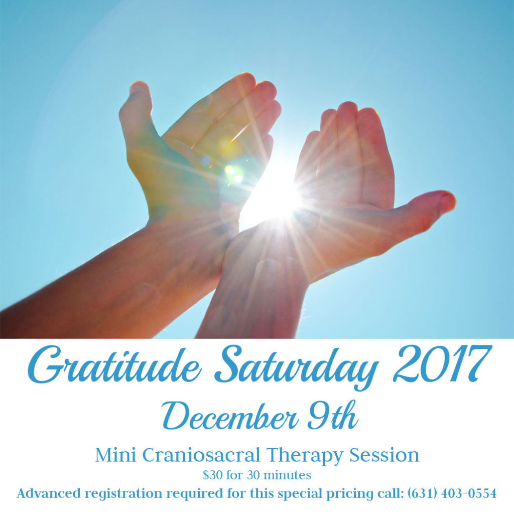 Gratitude Saturday 2017